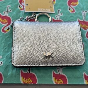 Michael Kors Silver Card Holder